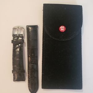 MICHELE leather watch band
